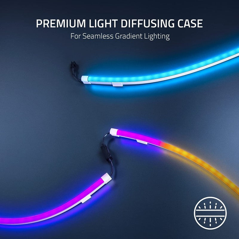 Razer Chroma Light Strip Expansion Kit, Addressable RGB Light Strips for Greater Lighting Customization Razer Chroma Light Strip Expansion Kit, Addressable RGB Light Strips for Greater Lighting Customization